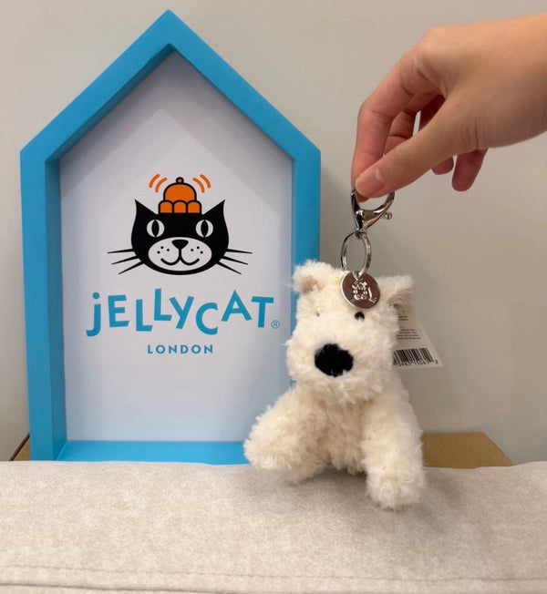 JELLYCAT Munro Scottie Dog Bag Charm｜超萌蘇格蘭小狗掛飾🐾🤍 - Topickstore