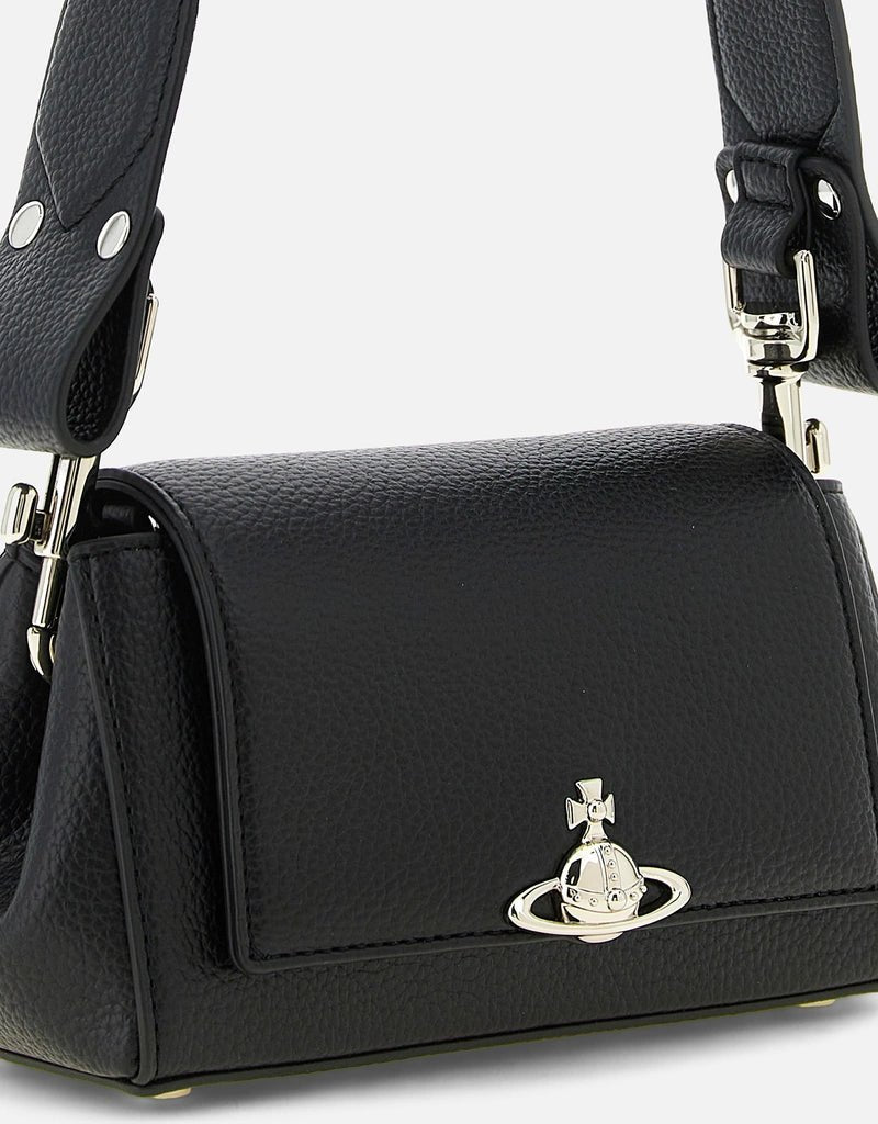 Vivienne Westwood Hazel Bag👜新版3D LOGO 復古皮革荔枝紋手袋 - Topickstore