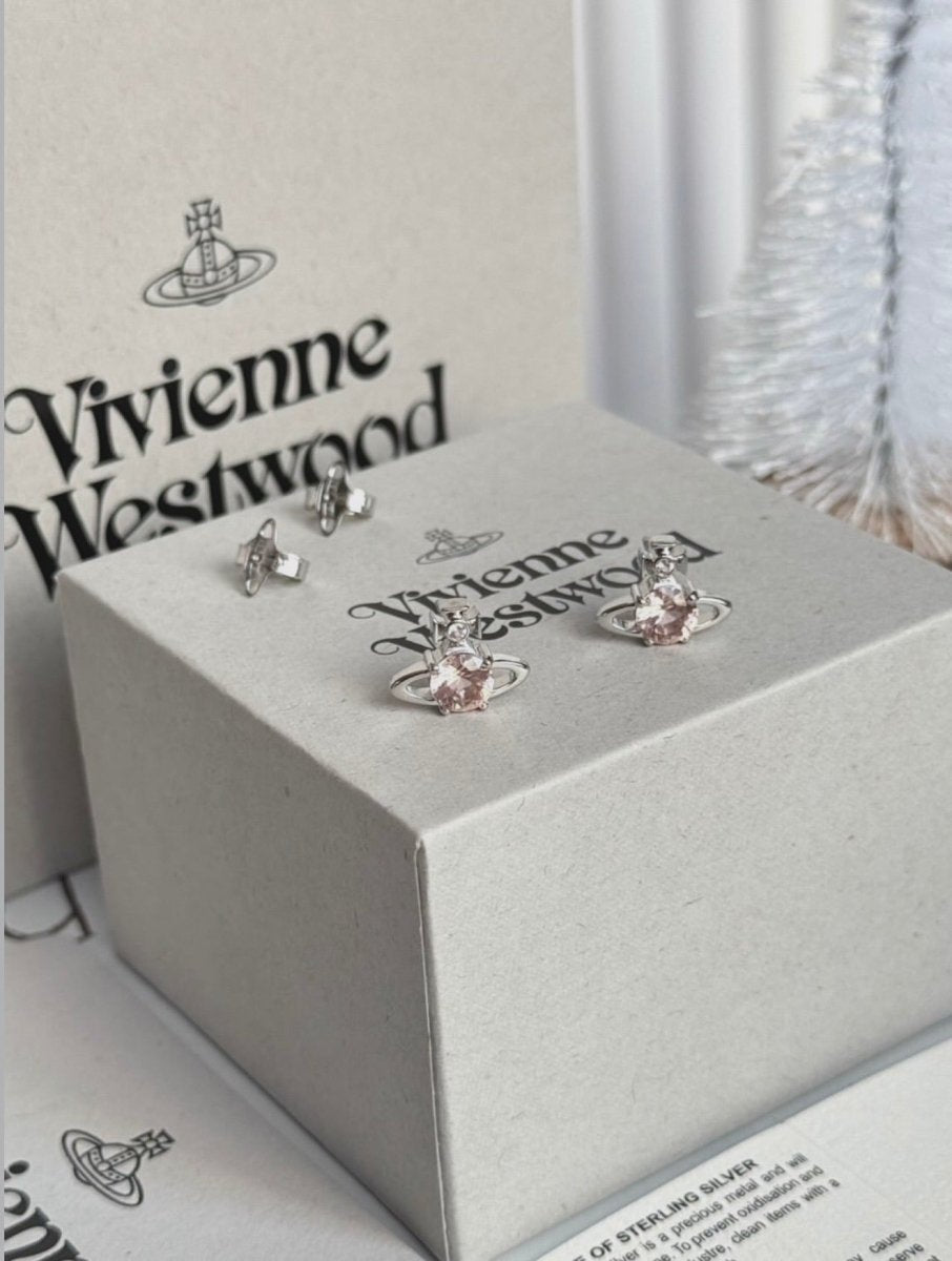 Vivienne Westwood Reina Earrings香檳粉🍾耳環 - Topickstore