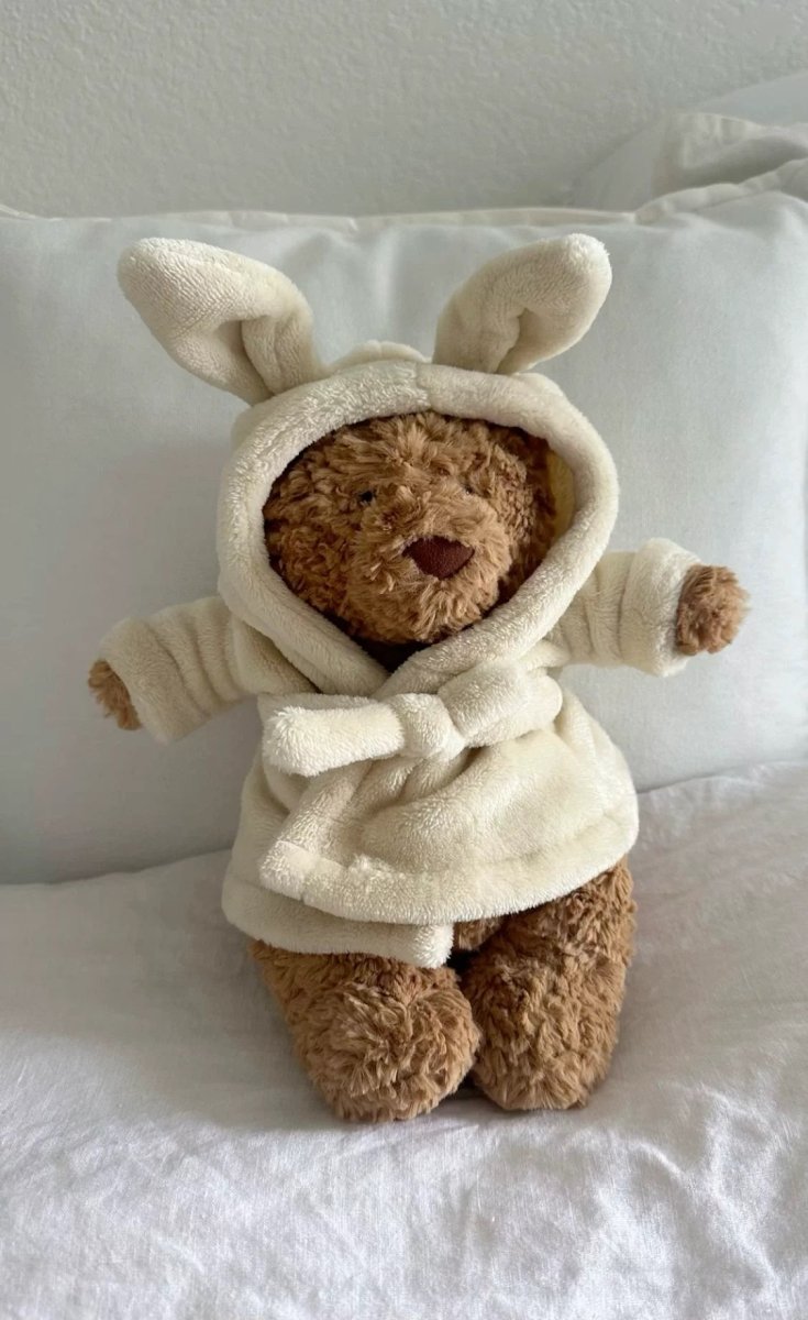JELLYCAT Bartholomew Bathrobe Bear 浴袍小熊公仔 - Topickstore