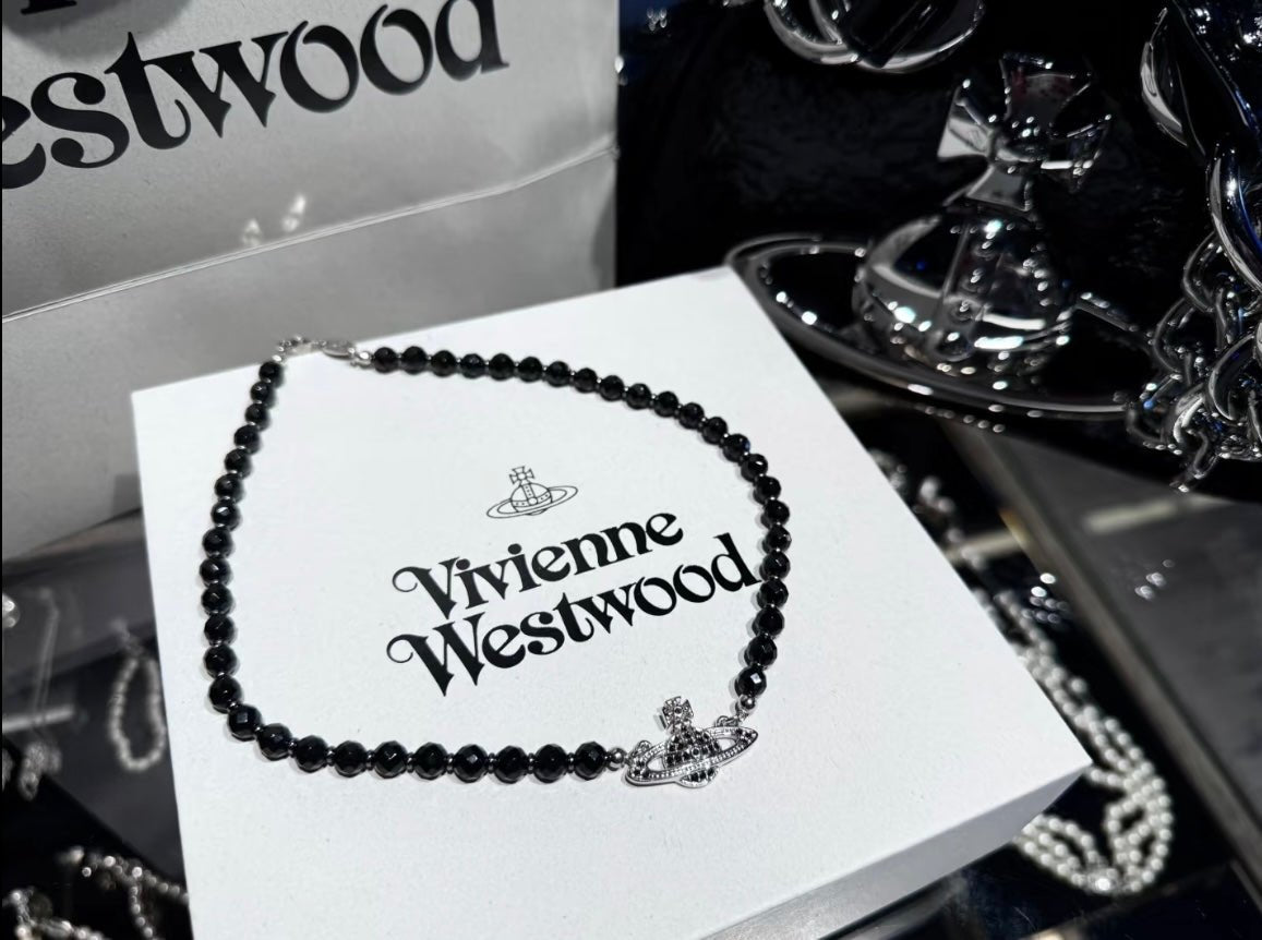 Vivienne Westwood Messaline Choker｜[Cortis 安乾鎬同款!!!・男女同款］ - Topickstore