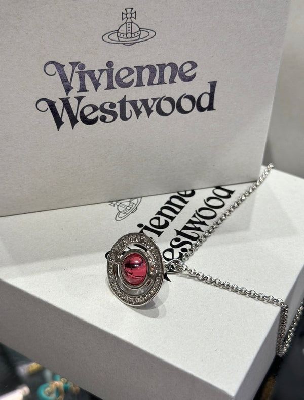 Vivienne Westwood ORB Necklace - 寶紅色🍷 - Topickstore
