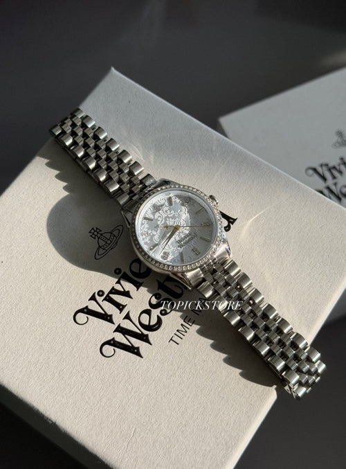 (最熱賣款!!)Vivienne Westwood Little Wallace Watch - 國外限定碎花藍🦋 - Topickstore