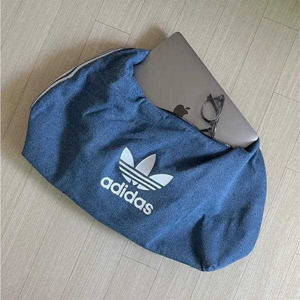 ADIDAS Originals Cotton Shoulder Bag 復古水洗棉質肩背袋 - Topickstore