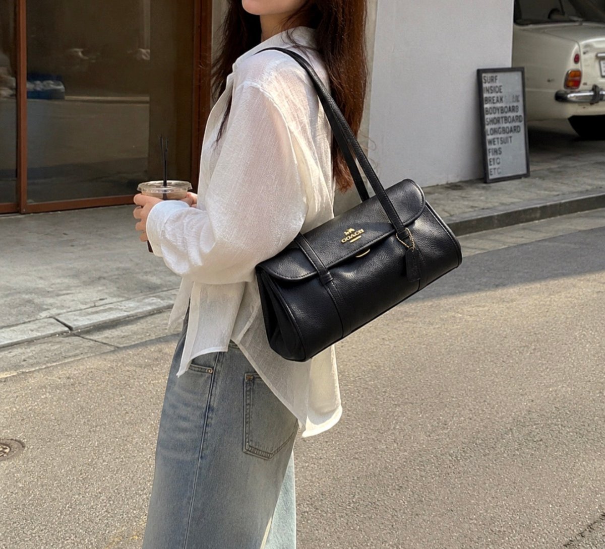 Coach BRIDGET FLAP SHOULDER BAG 復古翻蓋單肩手袋 - Topickstore