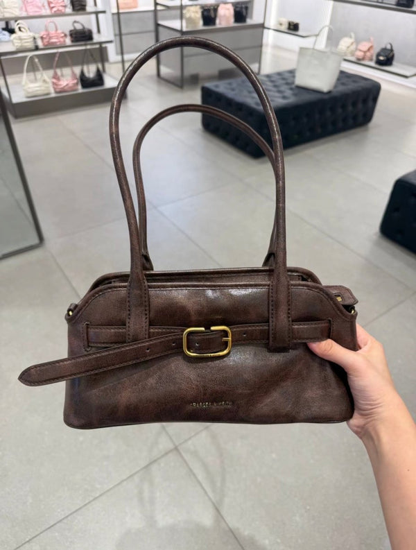 Charles & Keith Victoria 腰帶釦單肩包 - Topickstore