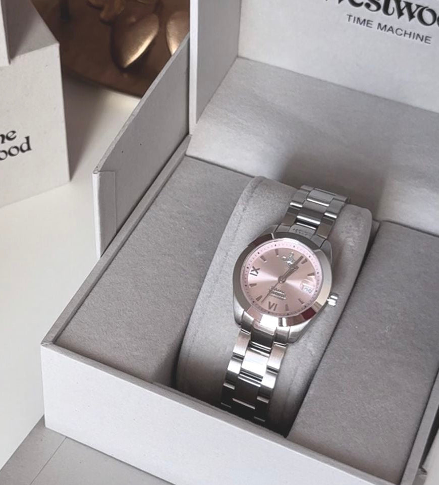 (少女感滿分💗)Vivienne Westwood Fenchurch Watch -超溫柔櫻花粉 - Topickstore