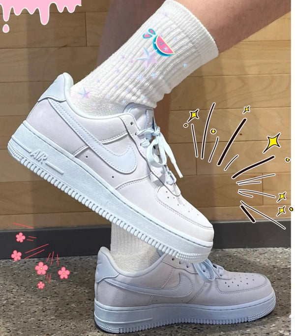 Nike Air Force 1 '07 Premium "Blue Tint" 冰川藍全皮球鞋 ✨ - Topickstore