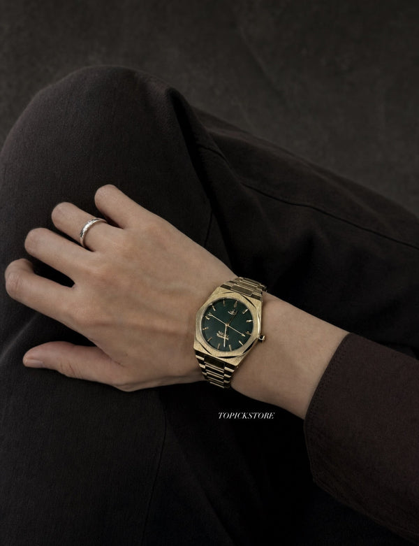限量四折發售!! Vivienne Westwood Limehouse 復古寶石綠八角手錶