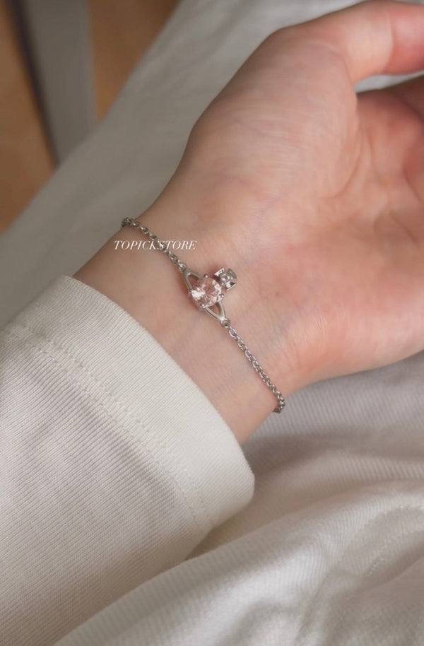 Vivienne Westwood Reina Bracelet香檳粉🍾手鏈 - Topickstore
