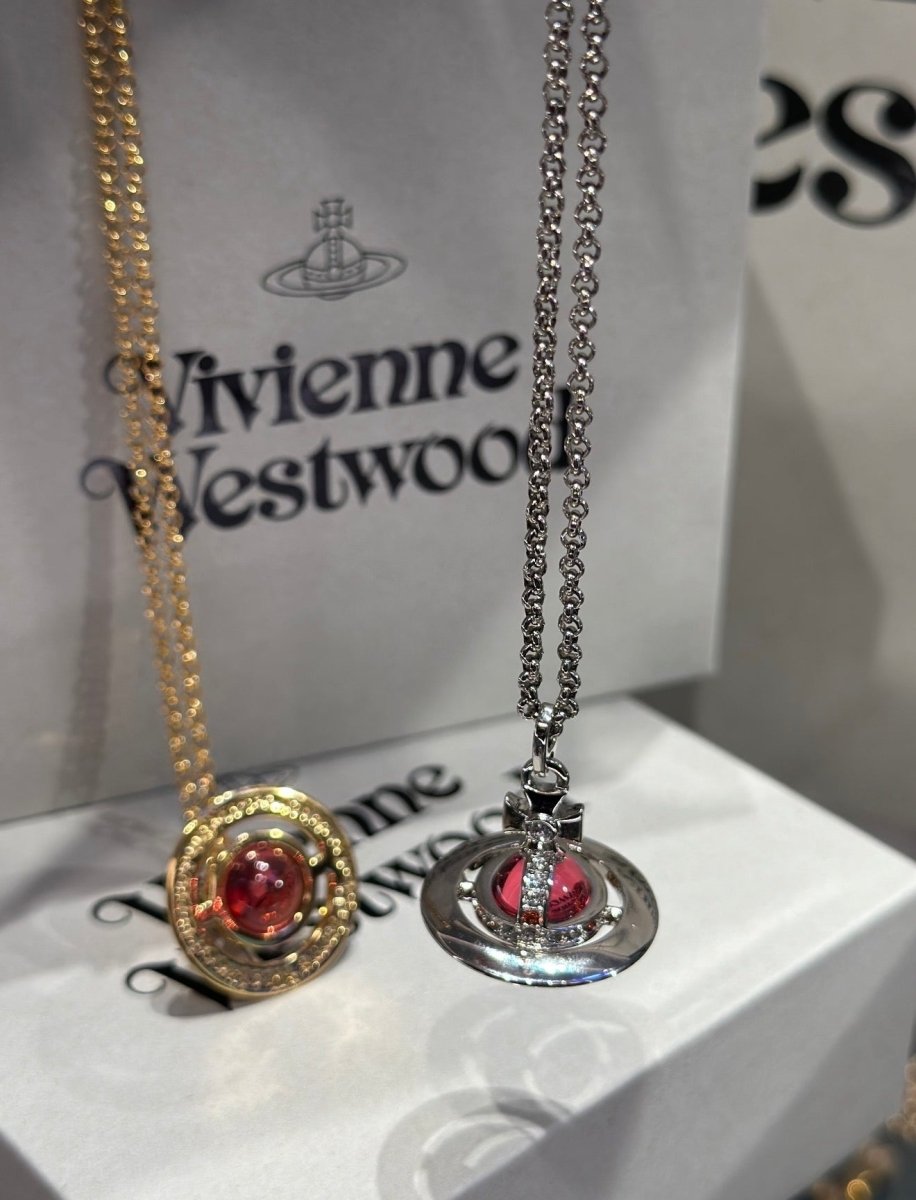 Vivienne Westwood ORB Necklace - 寶紅色🍷 - Topickstore