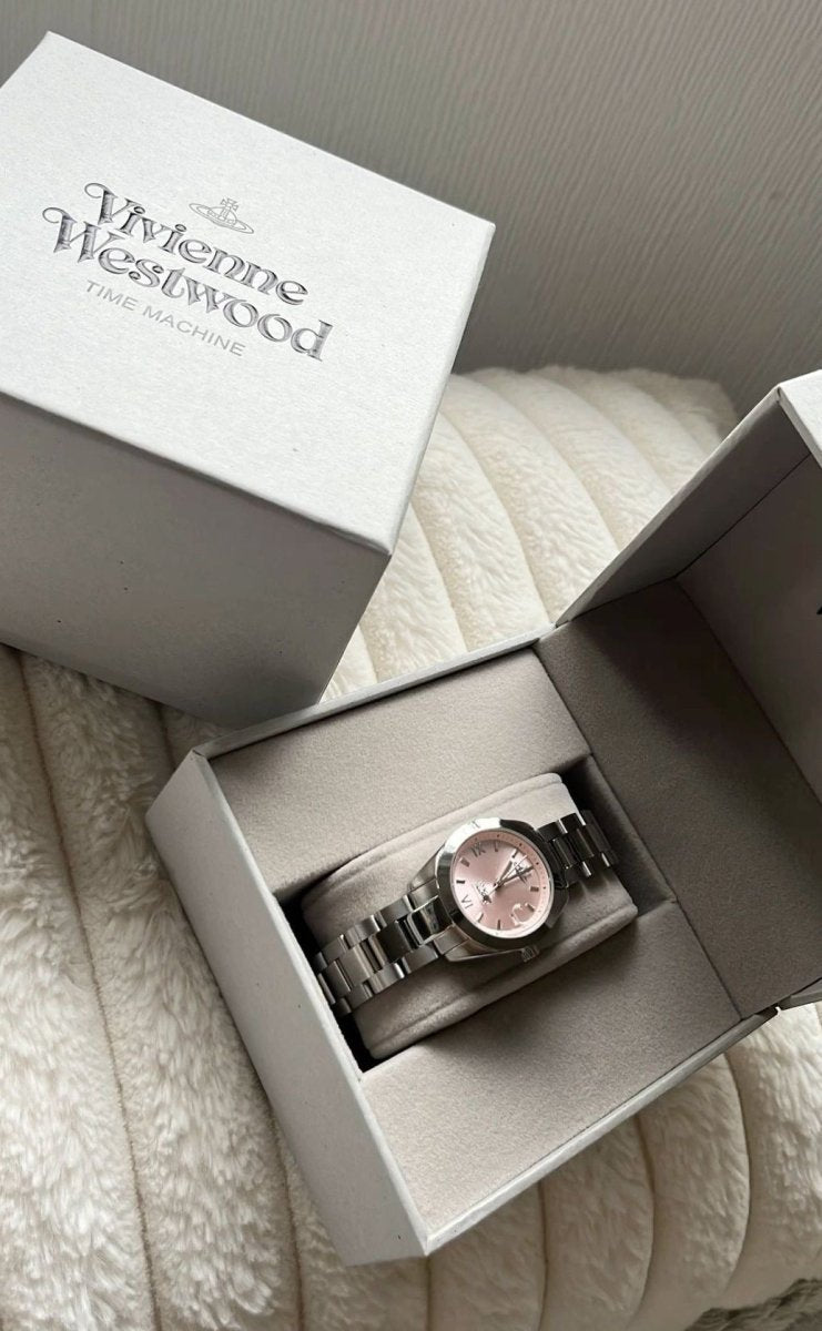 (少女感滿分💗)Vivienne Westwood Fenchurch Watch -超溫柔櫻花粉 - Topickstore