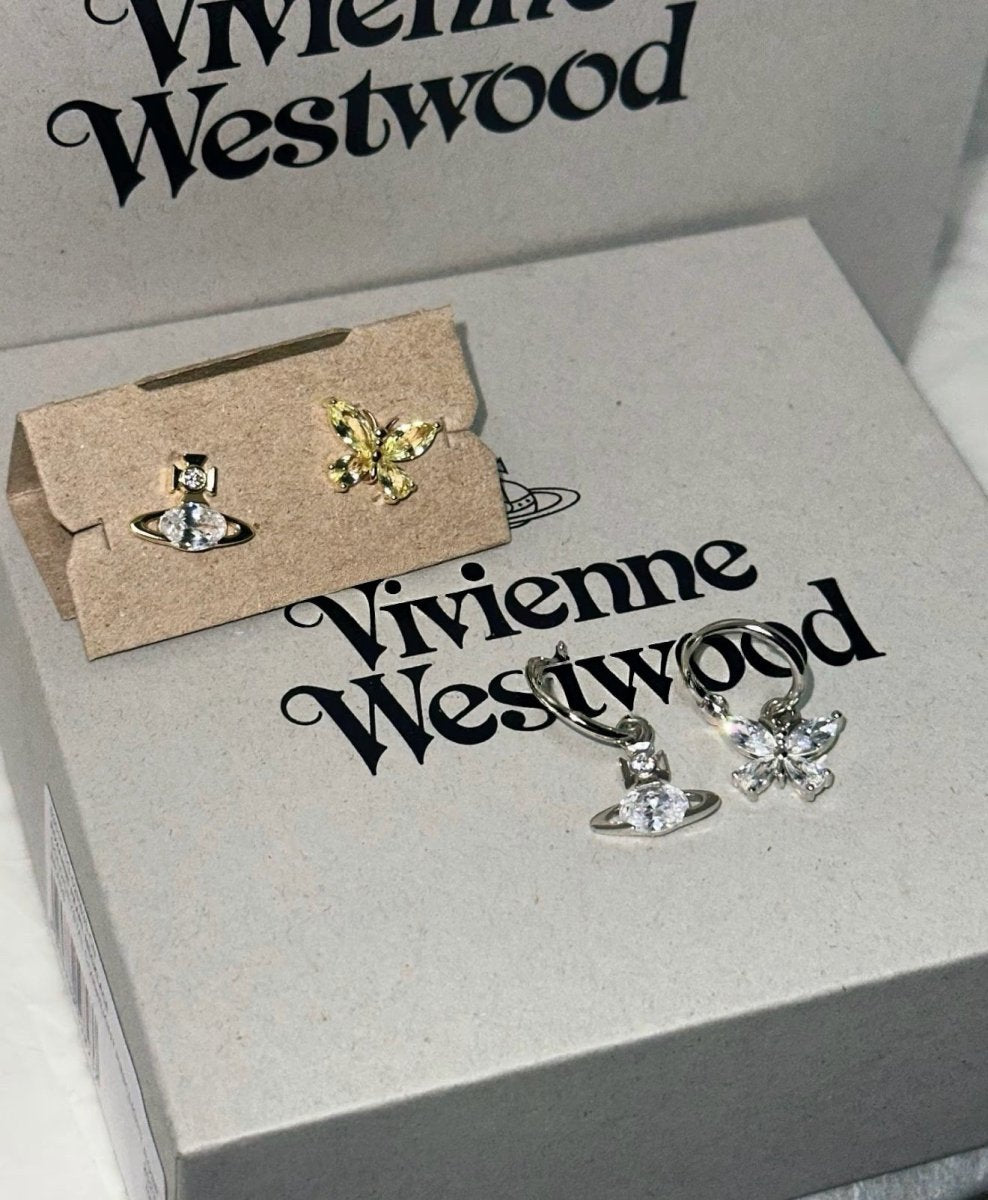Vivienne Westwood 超仙氣 限定版 Elianne 小蝴蝶星球🪐耳環 - Topickstore