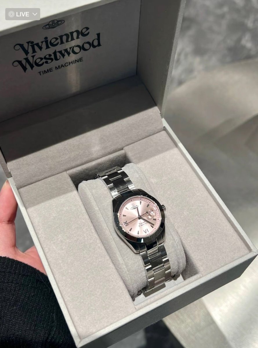 (少女感滿分💗)Vivienne Westwood Fenchurch Watch -超溫柔櫻花粉 - Topickstore