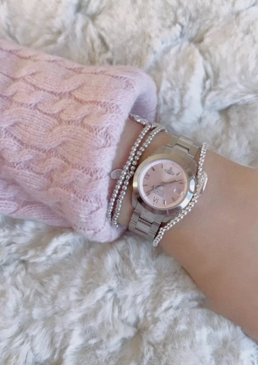 (少女感滿分💗)Vivienne Westwood Fenchurch Watch -超溫柔櫻花粉 - Topickstore