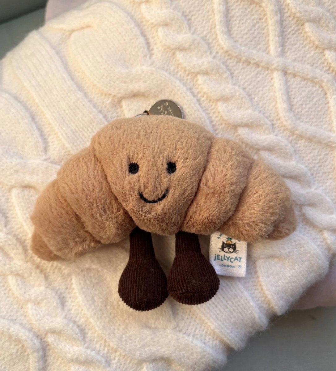 JELLYCAT QQ牛角包🥐掛飾 8cm - Topickstore