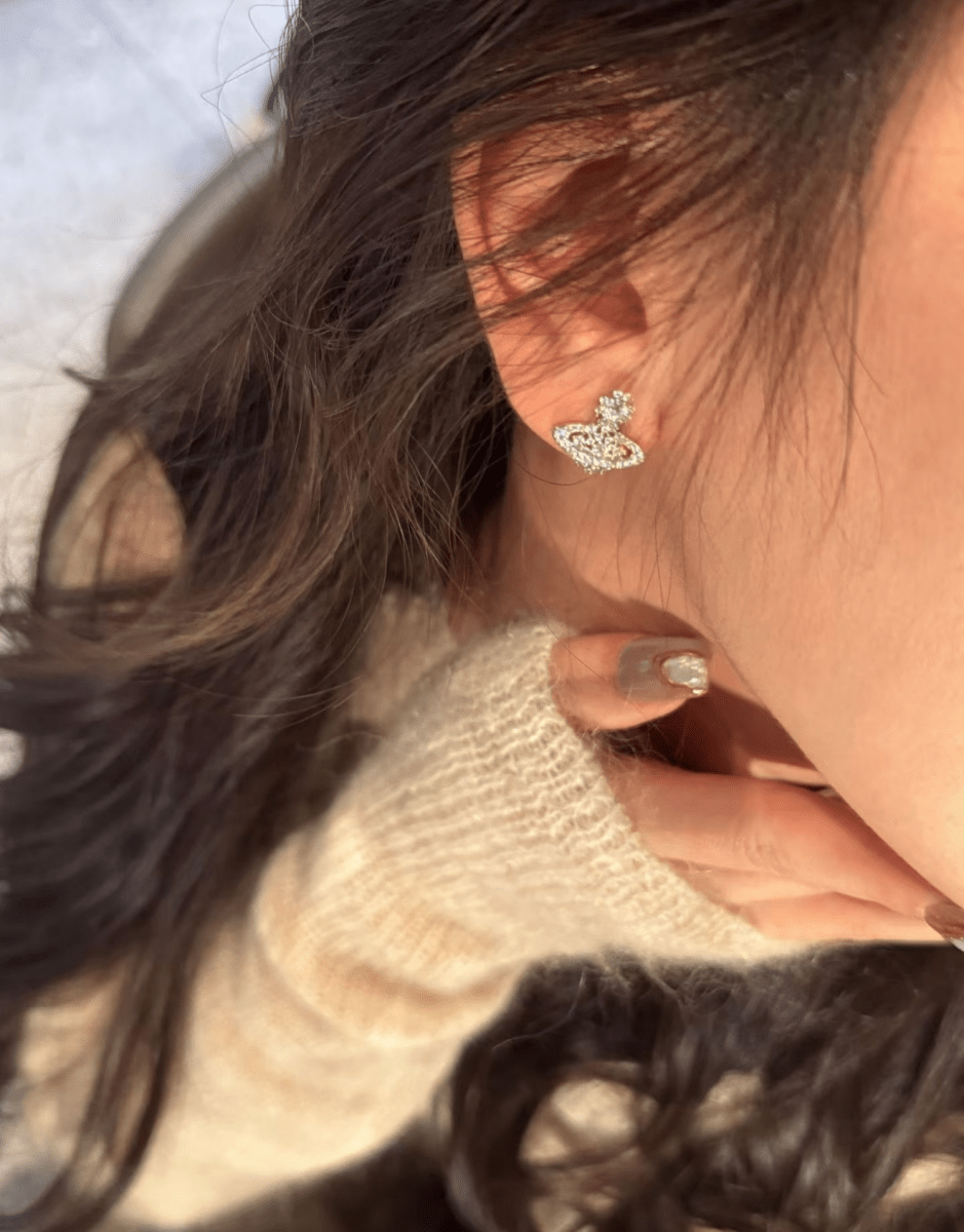 Vivienne Westwood Narcissa Earrings 防敏閃鑽耳環｜925純銀高級系列 - Topickstore