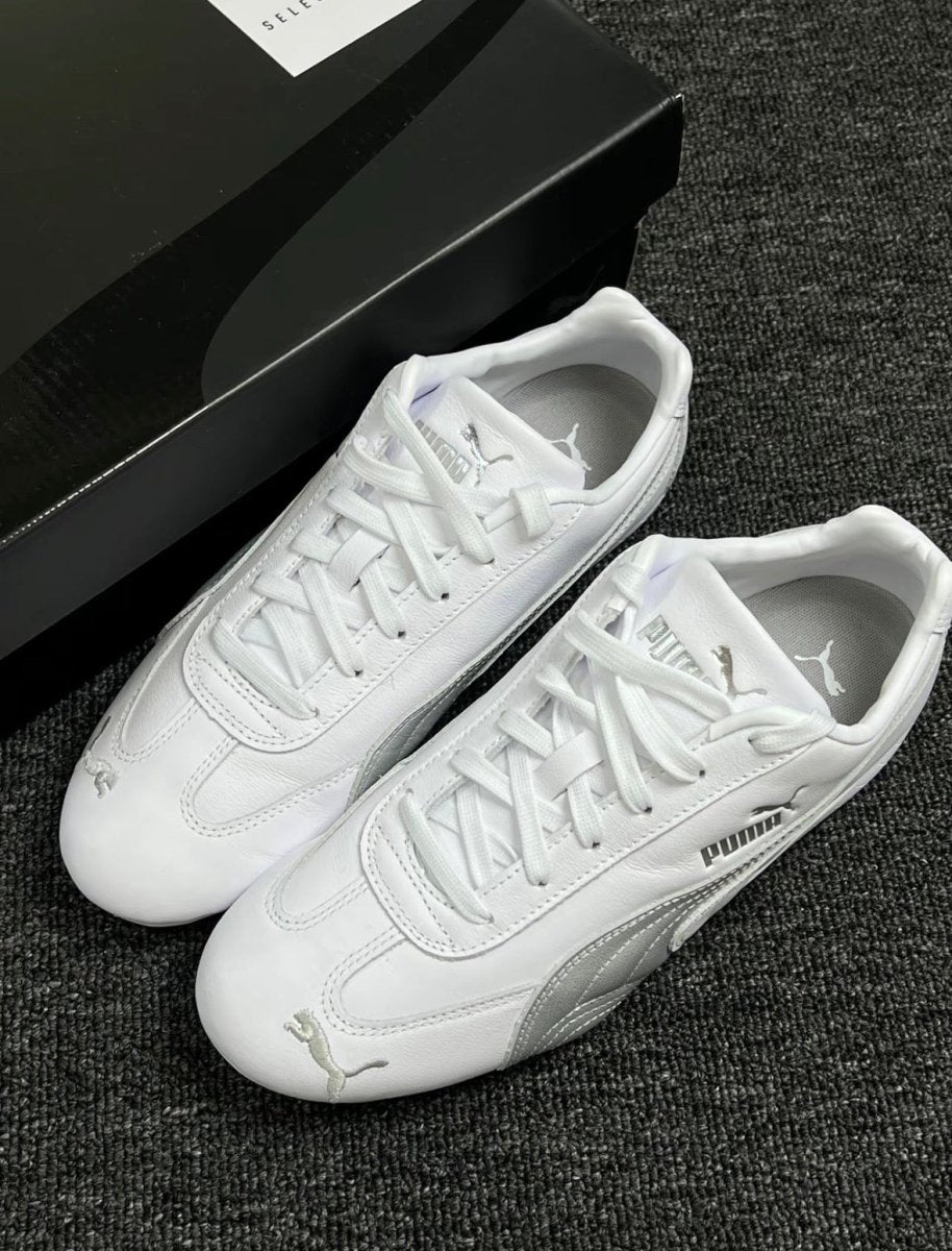 PUMA 經典Speedcat LTH薄底球鞋 (黑白/銀白) - TOPICKSTORE