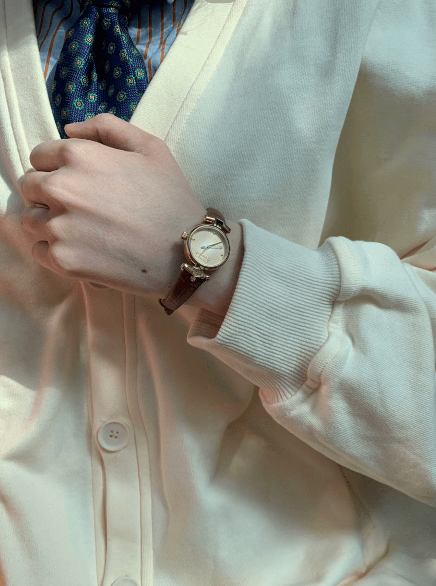 Vivienne Westwood Ladies Maida Watch - 啡金皮革手錶 - Topickstore
