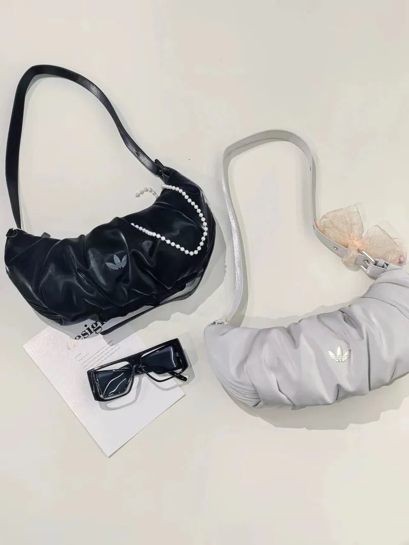 ADIDAS 3WAY SHOULDER BAG 超軟熟餃子皮袋｜韓系鬆弛感 - Topickstore