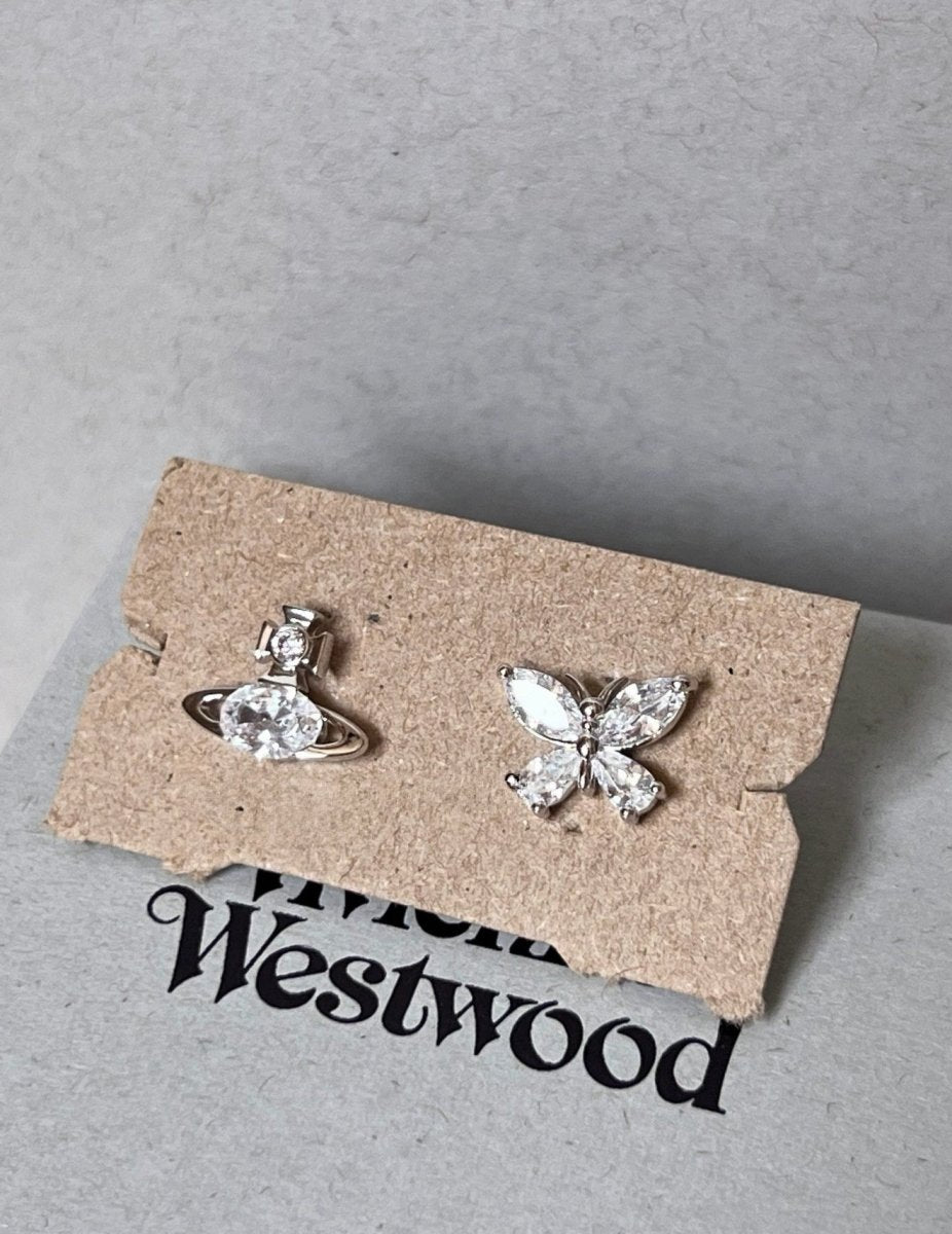 Vivienne Westwood 超仙氣 限定版 Elianne 小蝴蝶星球🪐耳環 - Topickstore