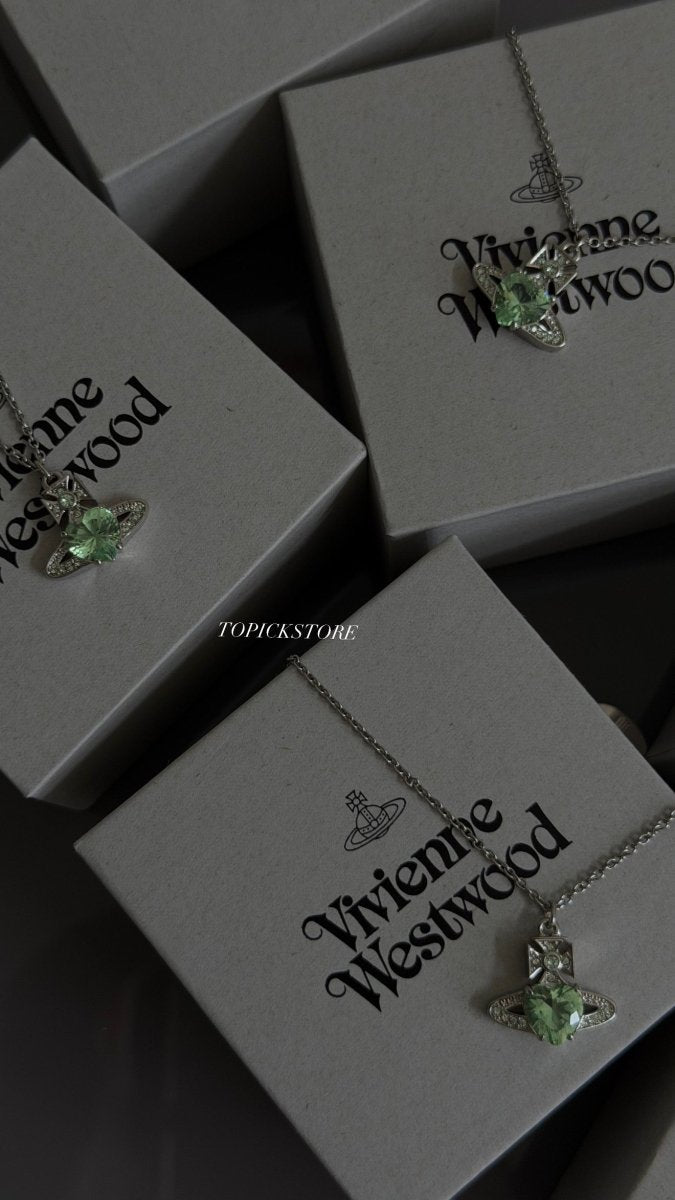 Vivienne Westwood Ariella 薄荷綠系列｜[心形閃鑽・清新氣質] - Topickstore