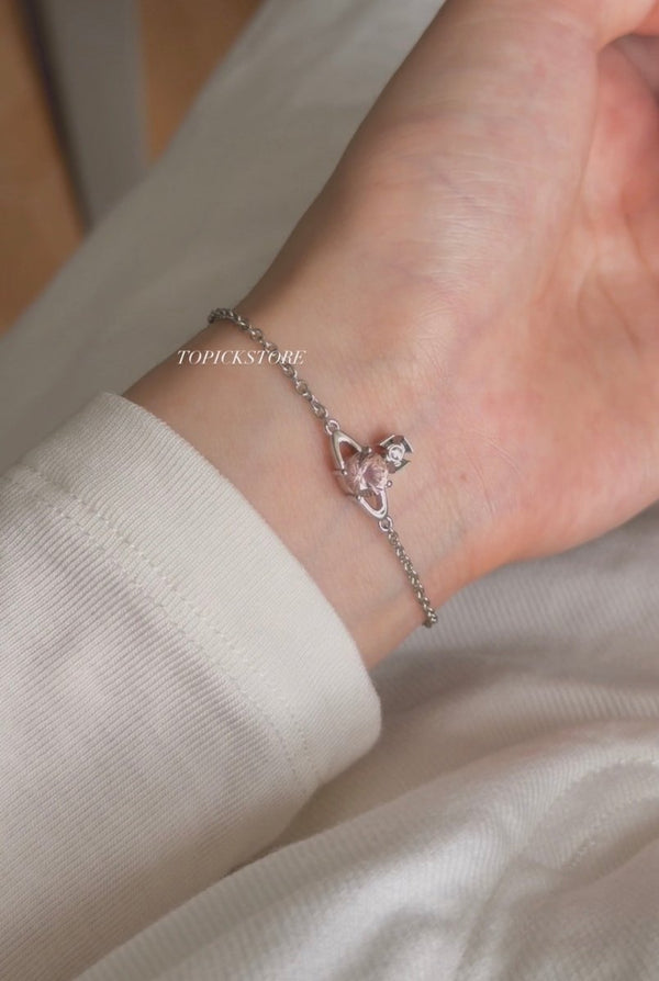 Vivienne Westwood Reina Bracelet香檳粉🍾手鏈 - Topickstore