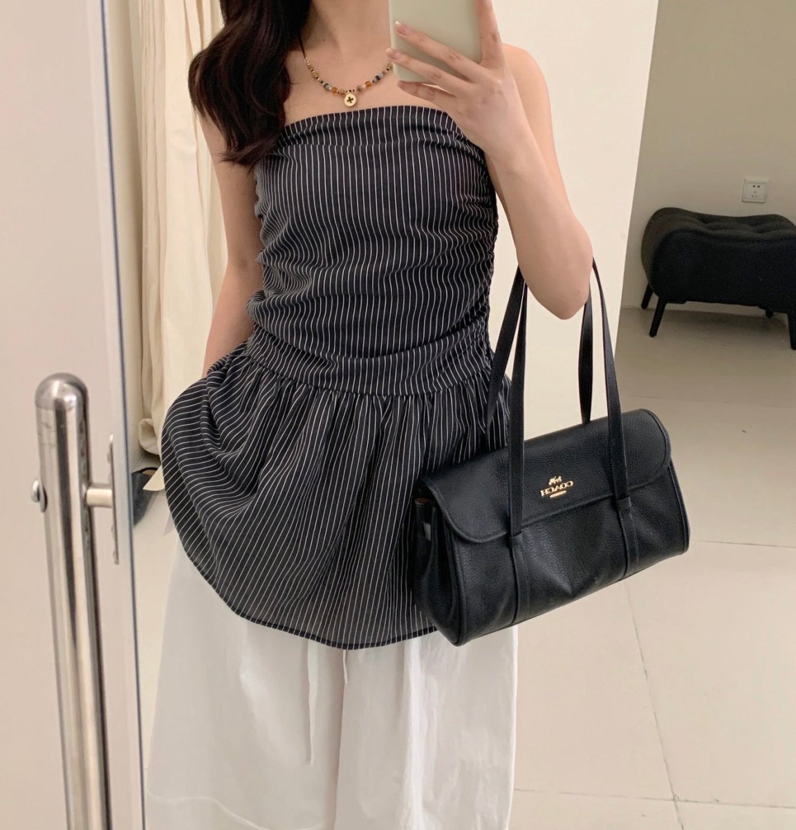 Coach BRIDGET FLAP SHOULDER BAG 復古翻蓋單肩手袋 - Topickstore