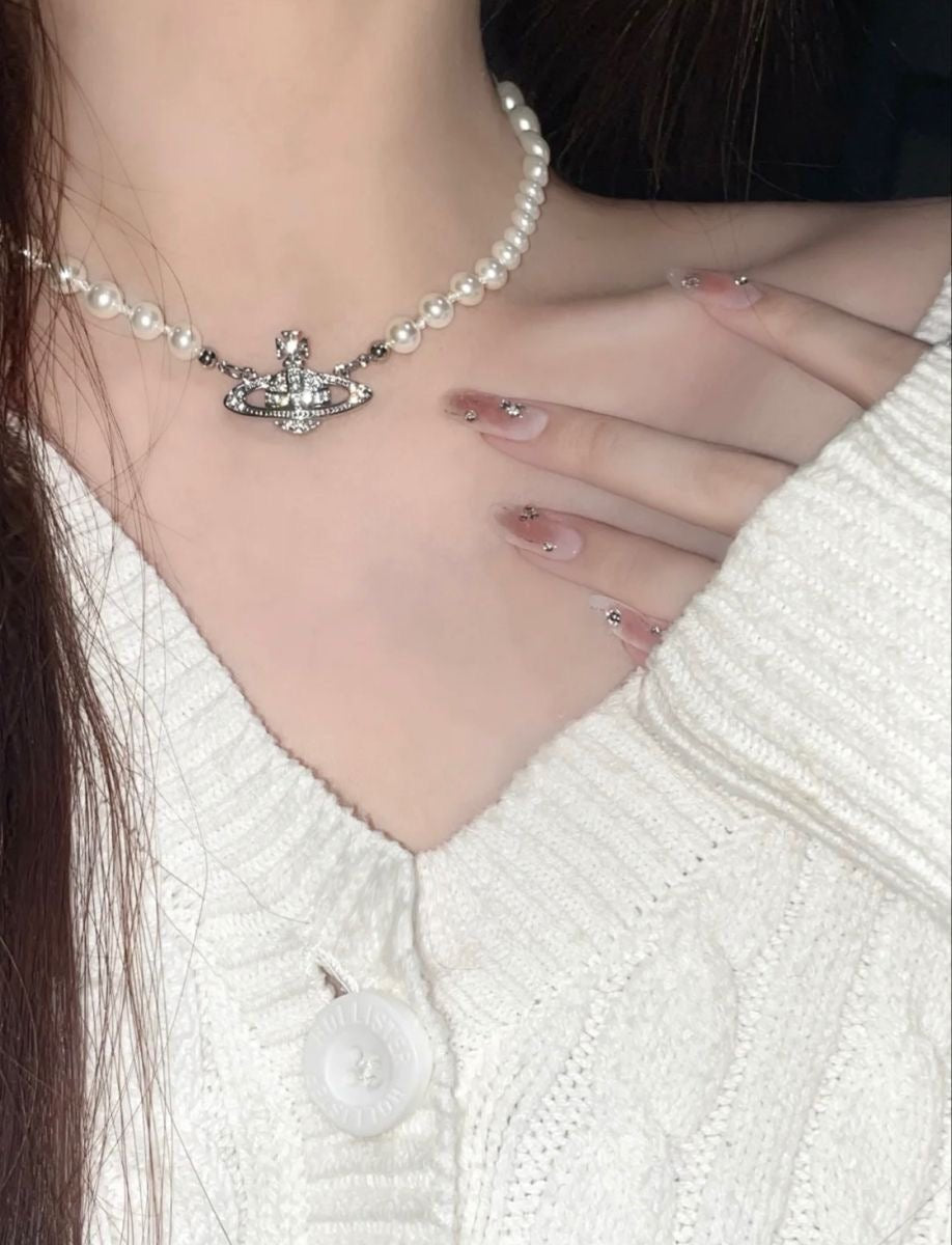 最經典熱賣款‼️Vivienne Westwood Mini Bas Relief 珍珠頸鏈🪞 - Topickstore