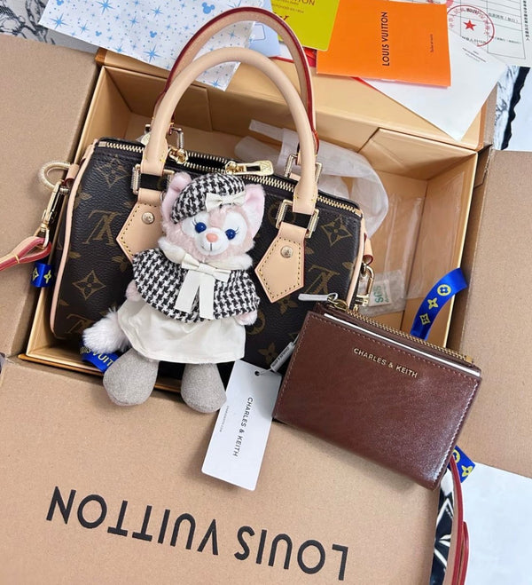 Charles & Keith Harmonee 經典拉鍊短夾 - Topickstore