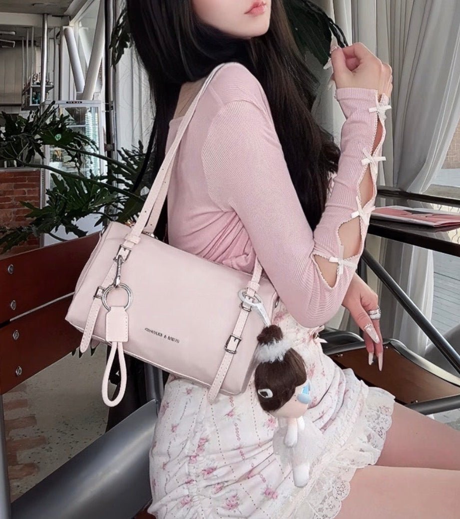 CHARLES & KEITH LEVY 波士頓包｜[超夢幻粉紅・氣質少女感] - Topickstore