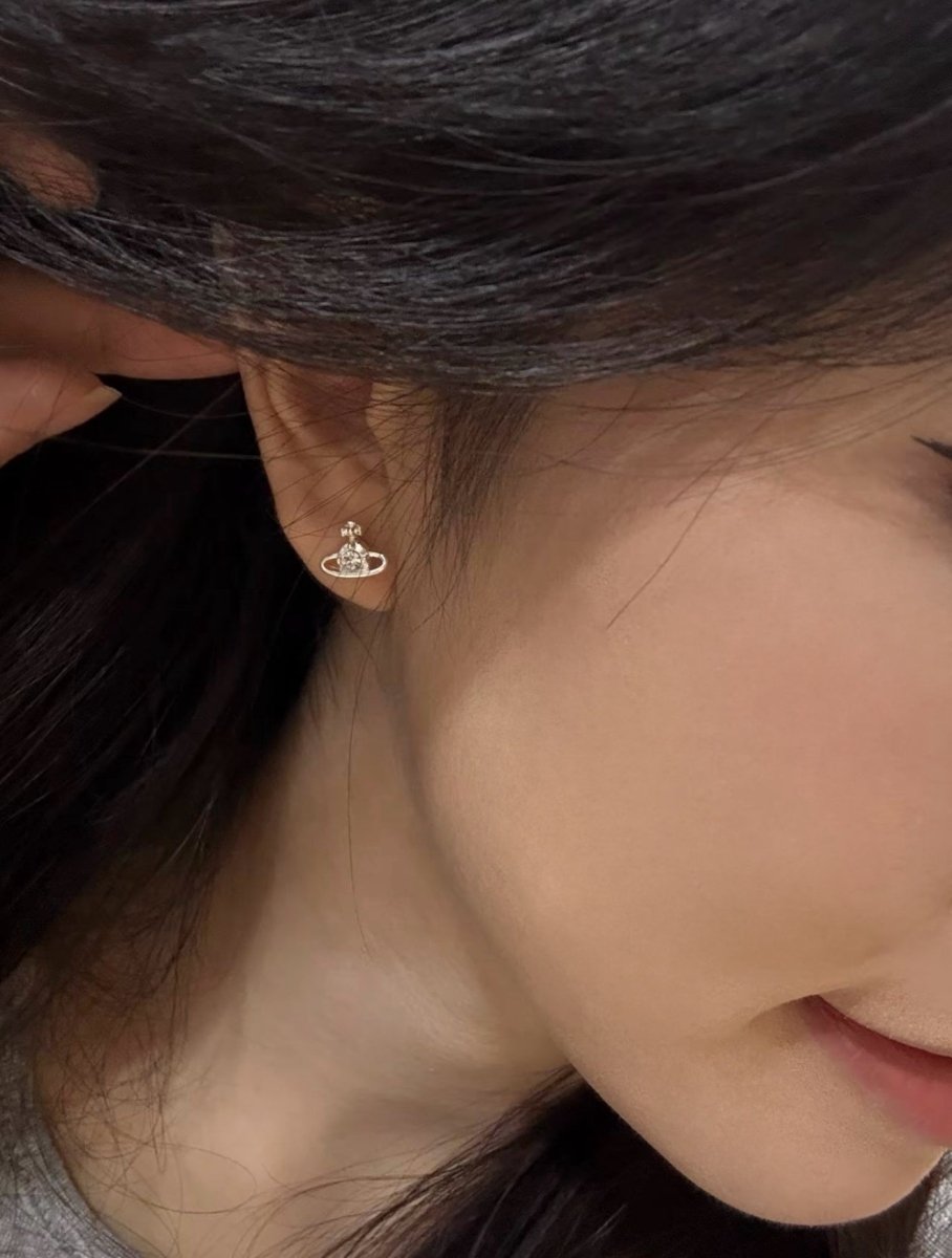 Vivienne Westwood Nano Solitaire Earrings Cortis 同款閃石耳環 - Topickstore