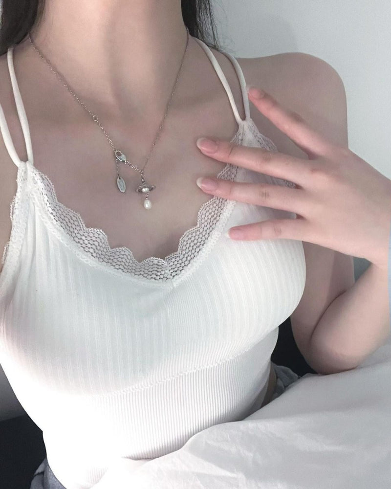 Vivienne Westwood Aleksa Necklace 水滴珍珠｜LE SSERAFIM・Arin 同款 - Topickstore