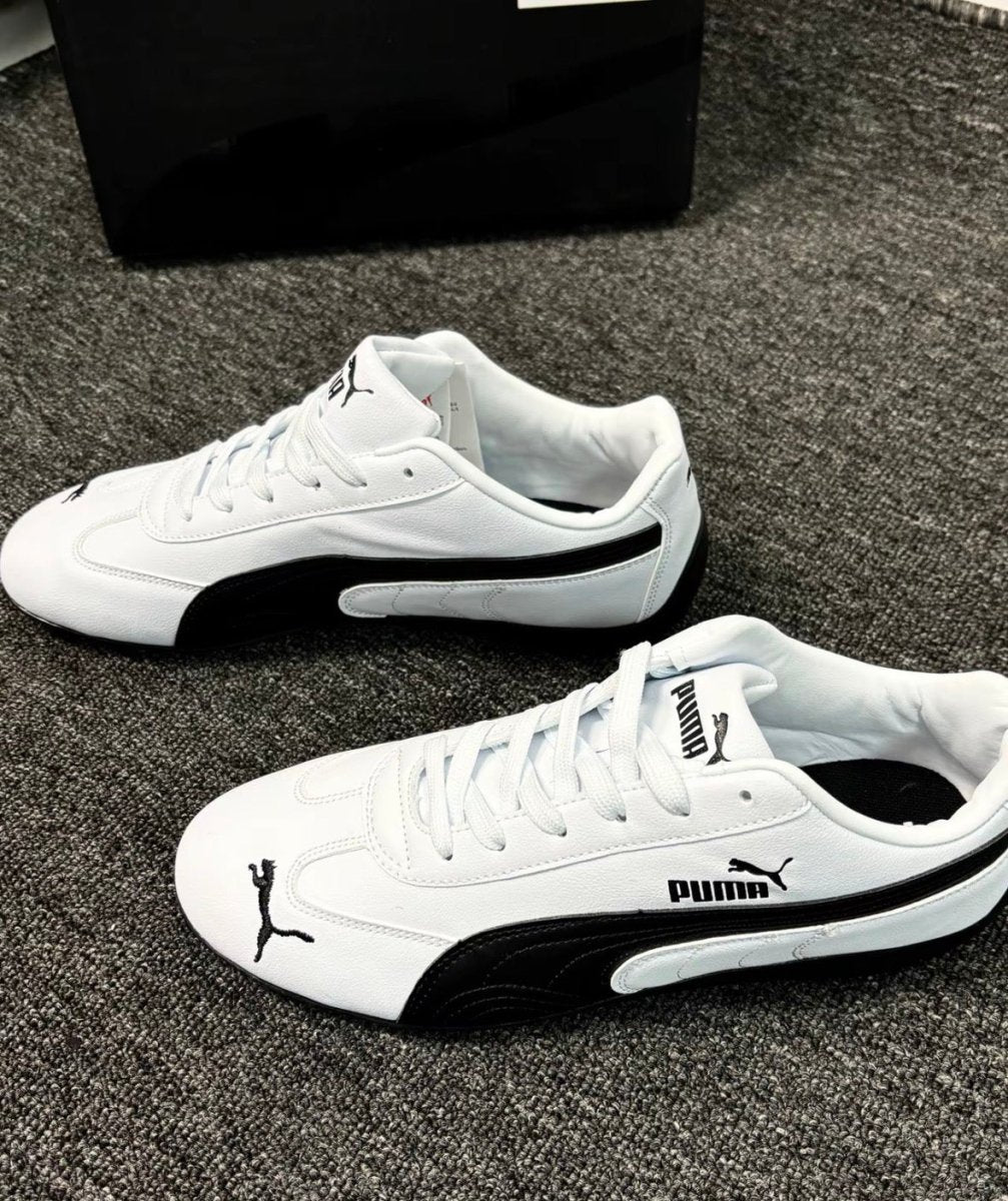 PUMA 經典Speedcat LTH薄底球鞋 (黑白/銀白) - TOPICKSTORE