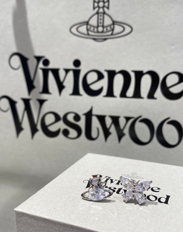 Vivienne Westwood 超仙氣 限定版 Elianne 小蝴蝶星球🪐耳環 - Topickstore