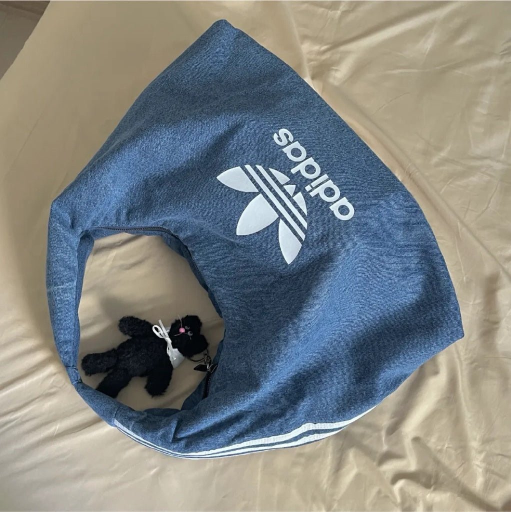 ADIDAS Originals Cotton Shoulder Bag 復古水洗棉質肩背袋 - Topickstore