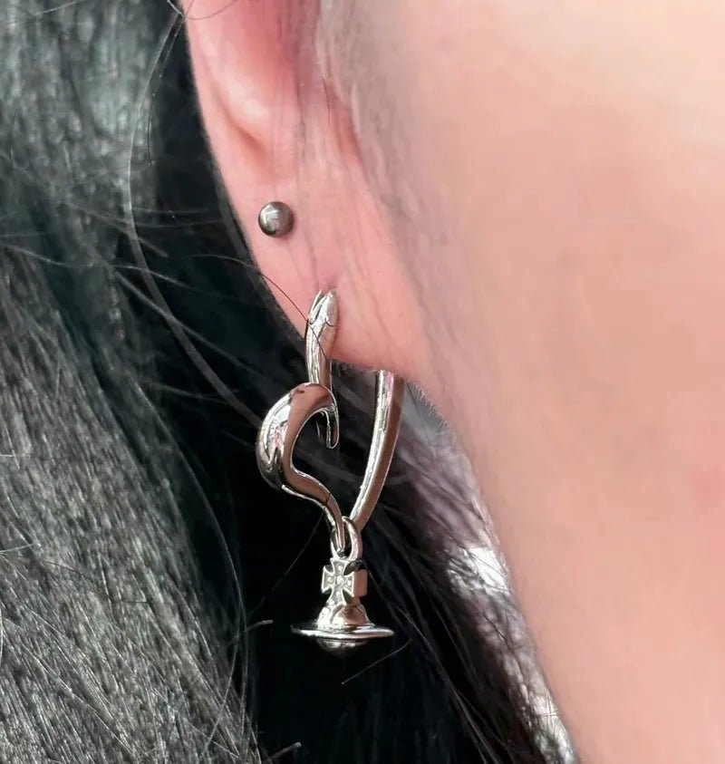 Vivienne Westwood Emily Earrings 愛心吊墜耳環 - Topickstore