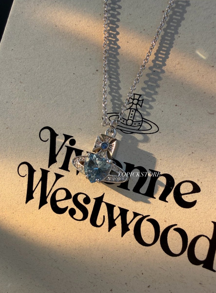 Vivienne Westwood Ariella 💙藍色心形閃鑽系列 - Topickstore