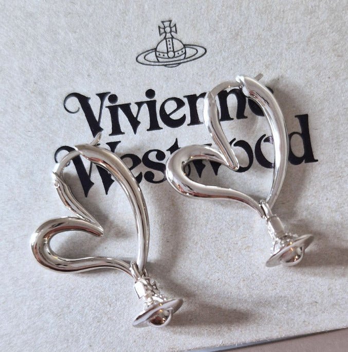 Vivienne Westwood Emily Earrings 愛心吊墜耳環 - Topickstore