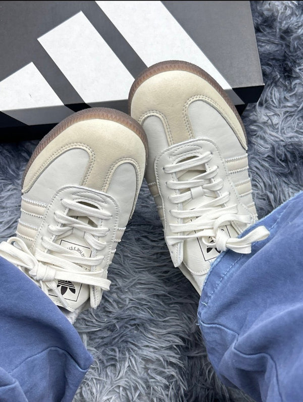 Adidas Samba OG "Off White" 奶油白焦糖底德訓鞋 ✨ - Topickstore