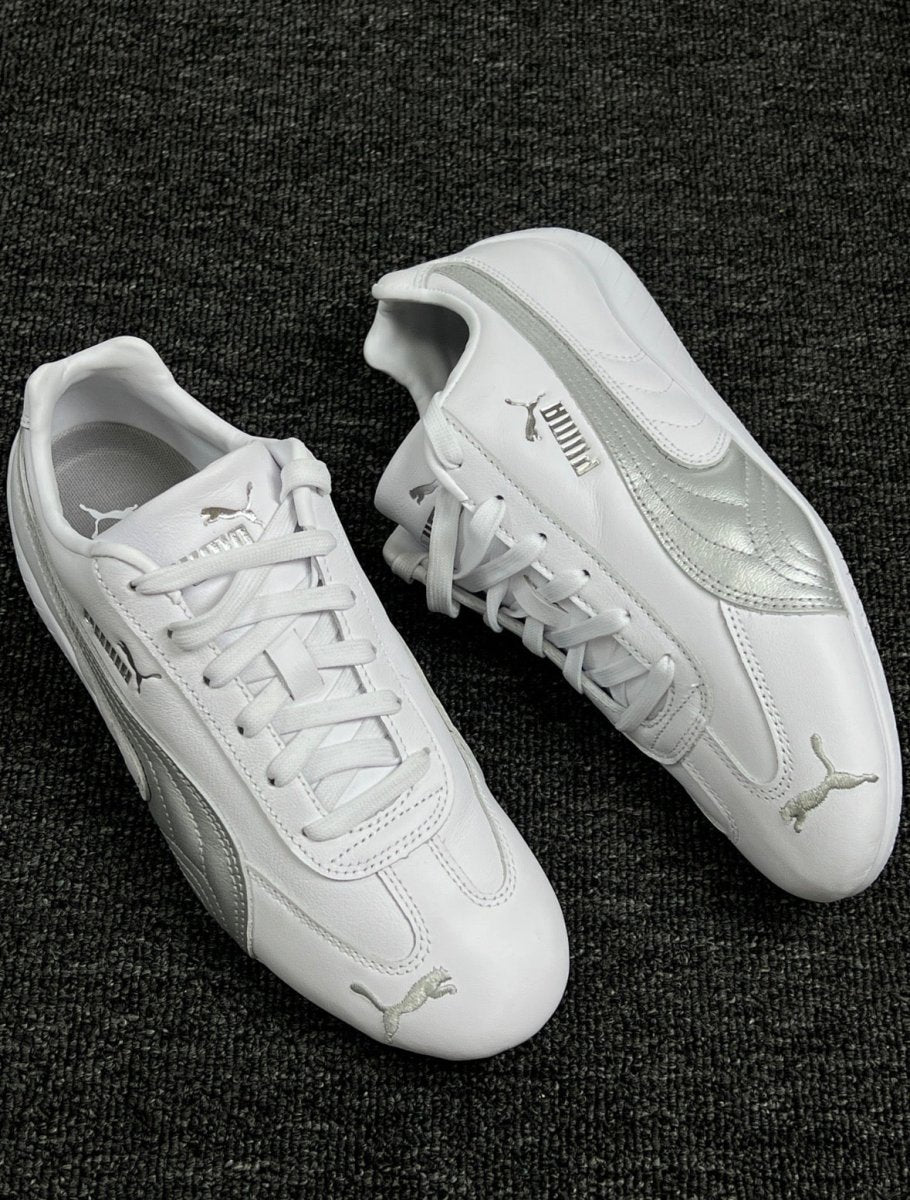 PUMA 經典Speedcat LTH薄底球鞋 (黑白/銀白) - TOPICKSTORE