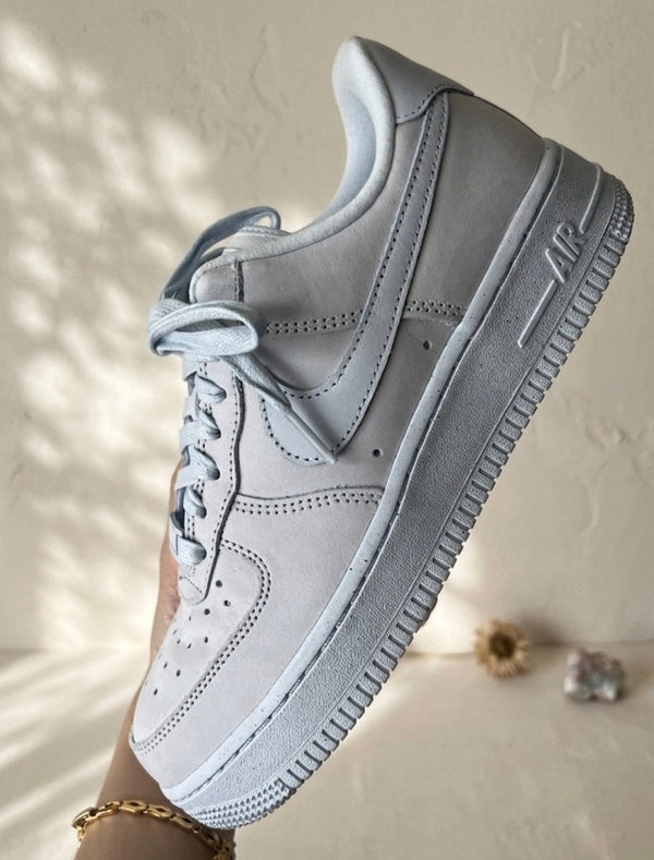 Nike Air Force 1 '07 Premium "Blue Tint" 冰川藍全皮球鞋 ✨ - Topickstore