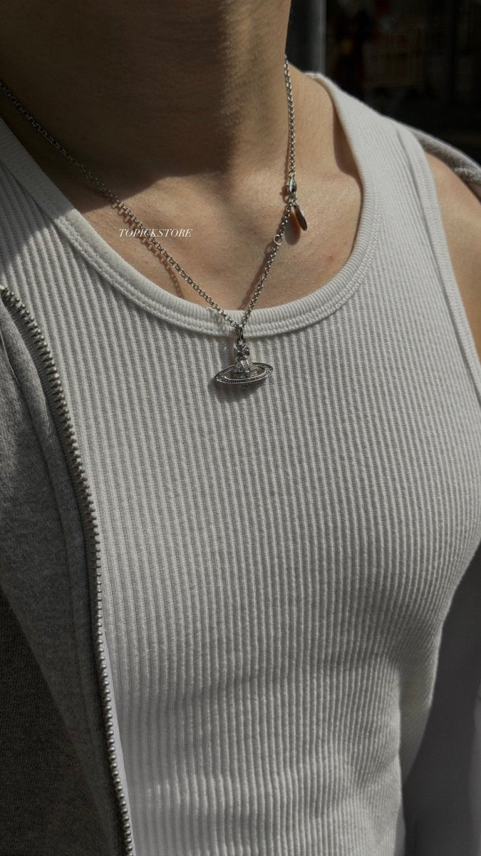 Vivienne Westwood Mini Bas 經典小土星頸鏈 - Topickstore