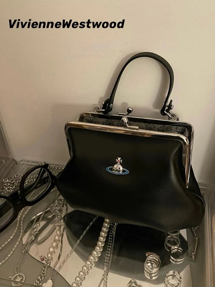 Vivienne Westwood 經典藍土星🪐餃子袋 - Topickstore