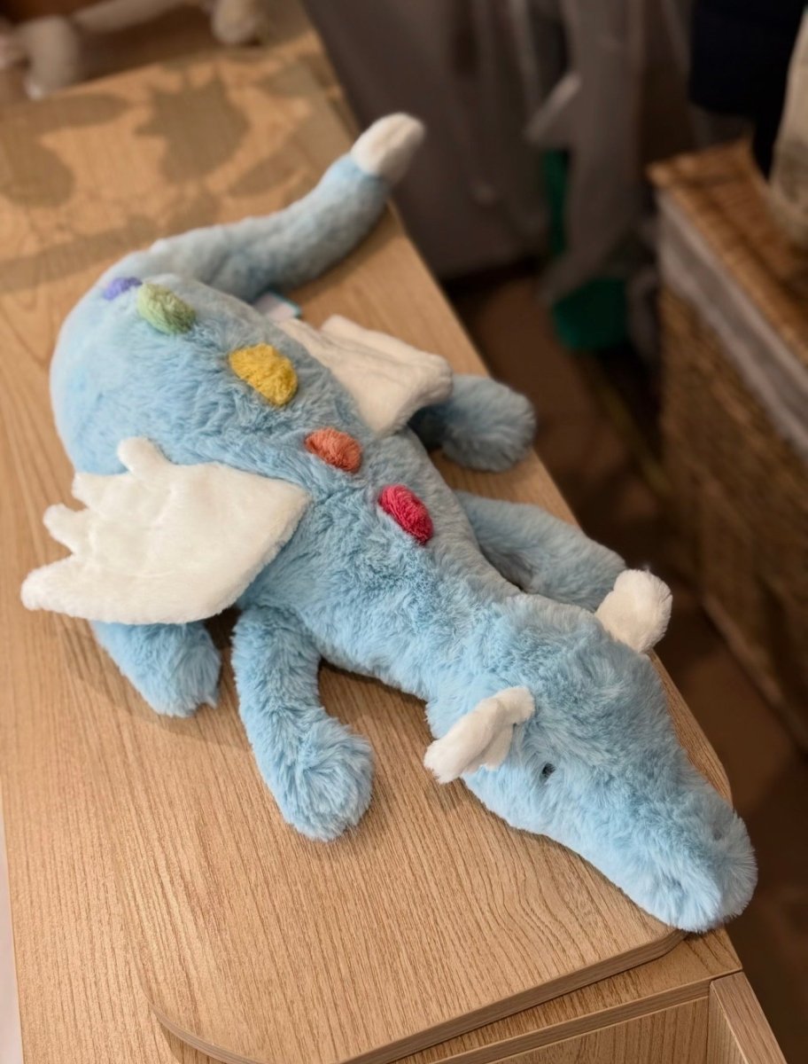JELLYCAT 人氣新款SKY DRAGON🩵 ｜50cm公仔 & 迷你鎖匙扣 ✨ - Topickstore