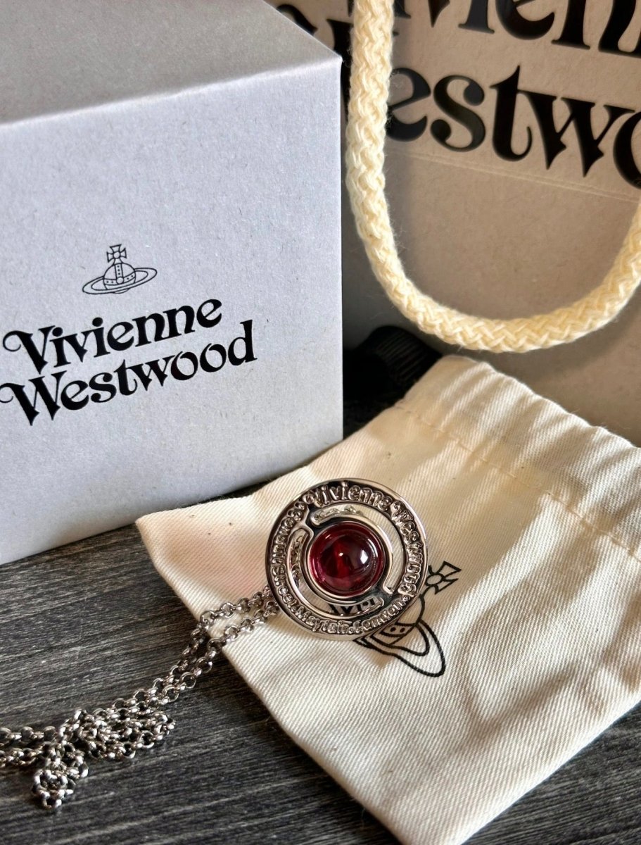 Vivienne Westwood ORB Necklace - 寶紅色🍷 - Topickstore