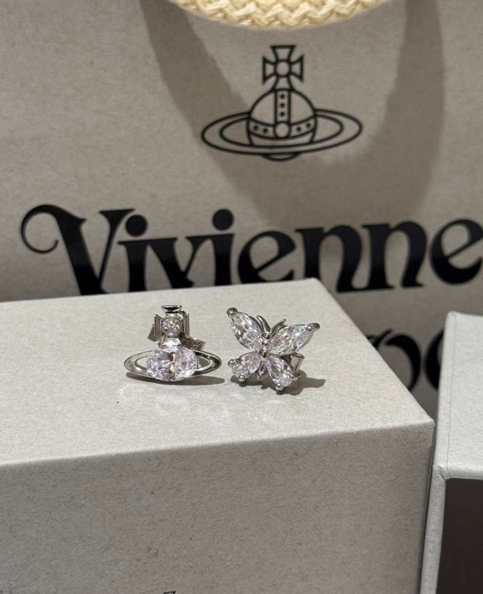 Vivienne Westwood 超仙氣 限定版 Elianne 小蝴蝶星球🪐耳環 - Topickstore