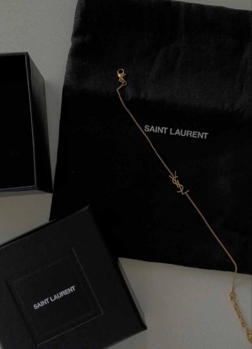 Saint Laurent Cassandre YSL字母經典手鏈 ｜小手腕女生恩物💓（金銀兩色入） - Topickstore
