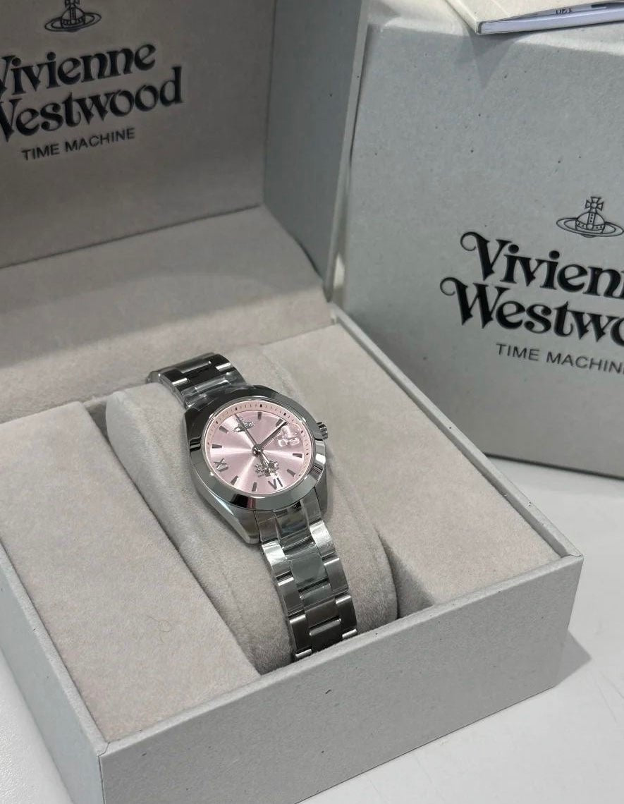 (少女感滿分💗)Vivienne Westwood Fenchurch Watch -超溫柔櫻花粉 - Topickstore