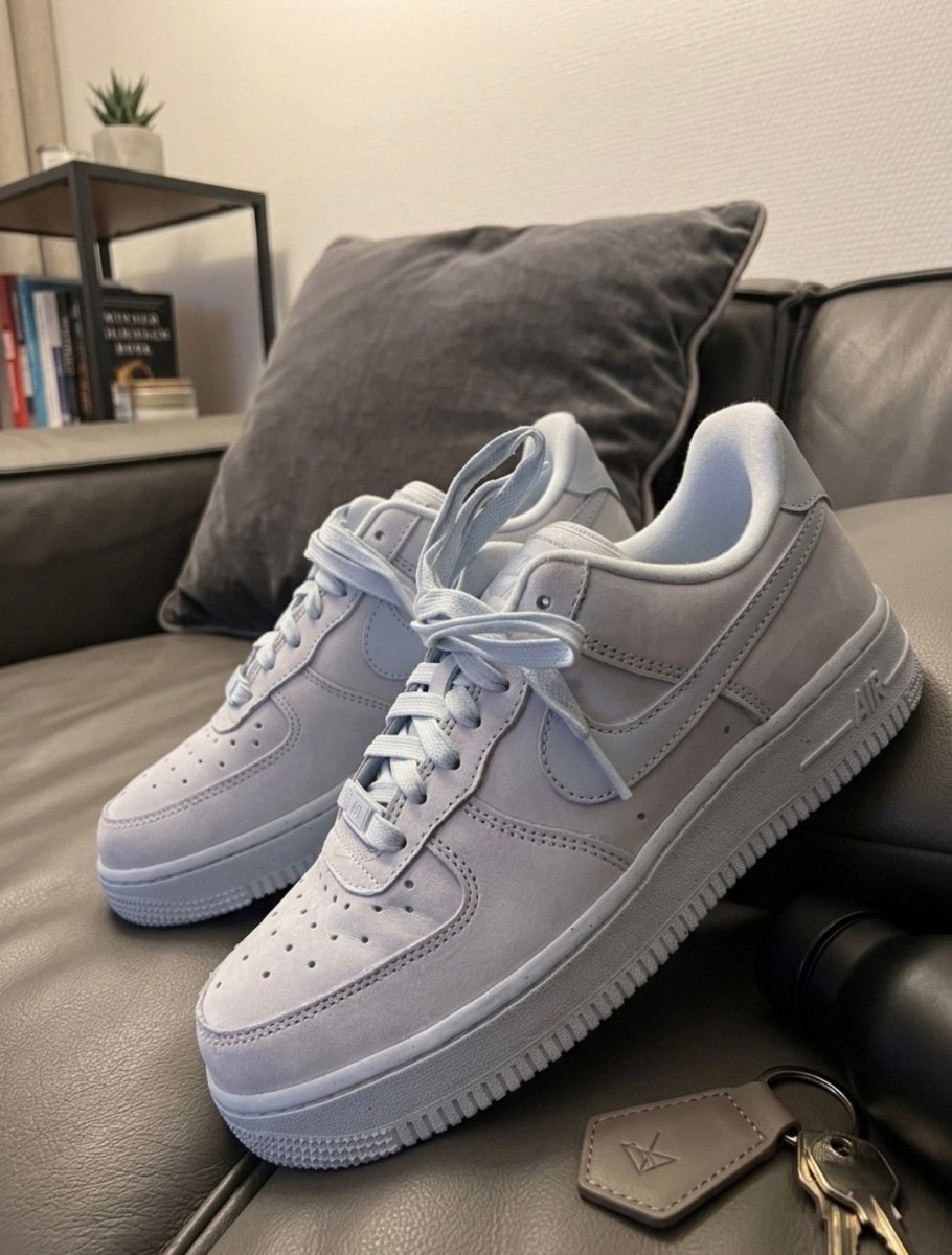 Nike Air Force 1 '07 Premium "Blue Tint" 冰川藍全皮球鞋 ✨ - Topickstore